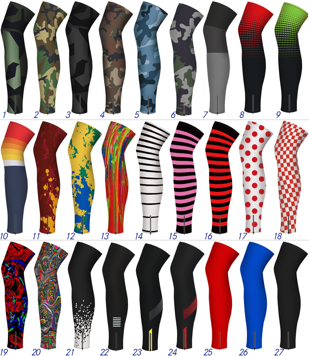 Cycling Gear Usa - Thermische fleece fietsbeenwarmers, MTB-kniepad, Mountain Road
