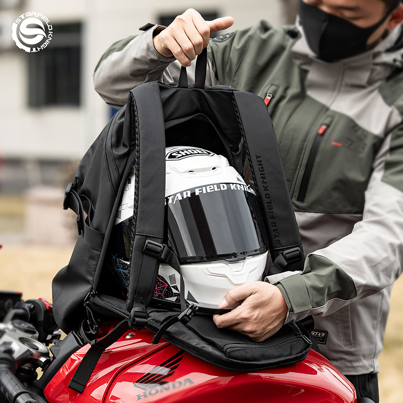 Cycling Gear For Large Men - SFK Motorfietshelm Tas Outdoor Reisrugzak Spatwaterdichte
