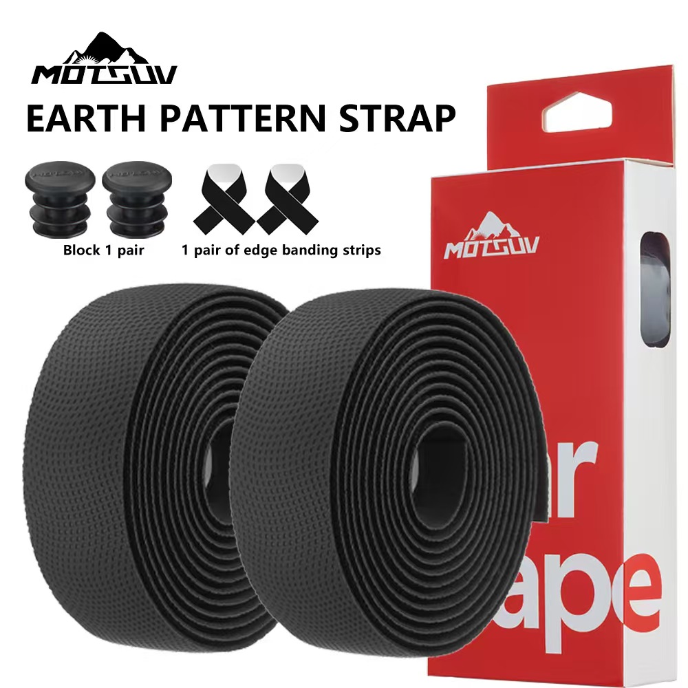 Bike Handlebar Tape - Silicagel Fietsstuurlint Ademend Antislip EVA Schokabsorptie