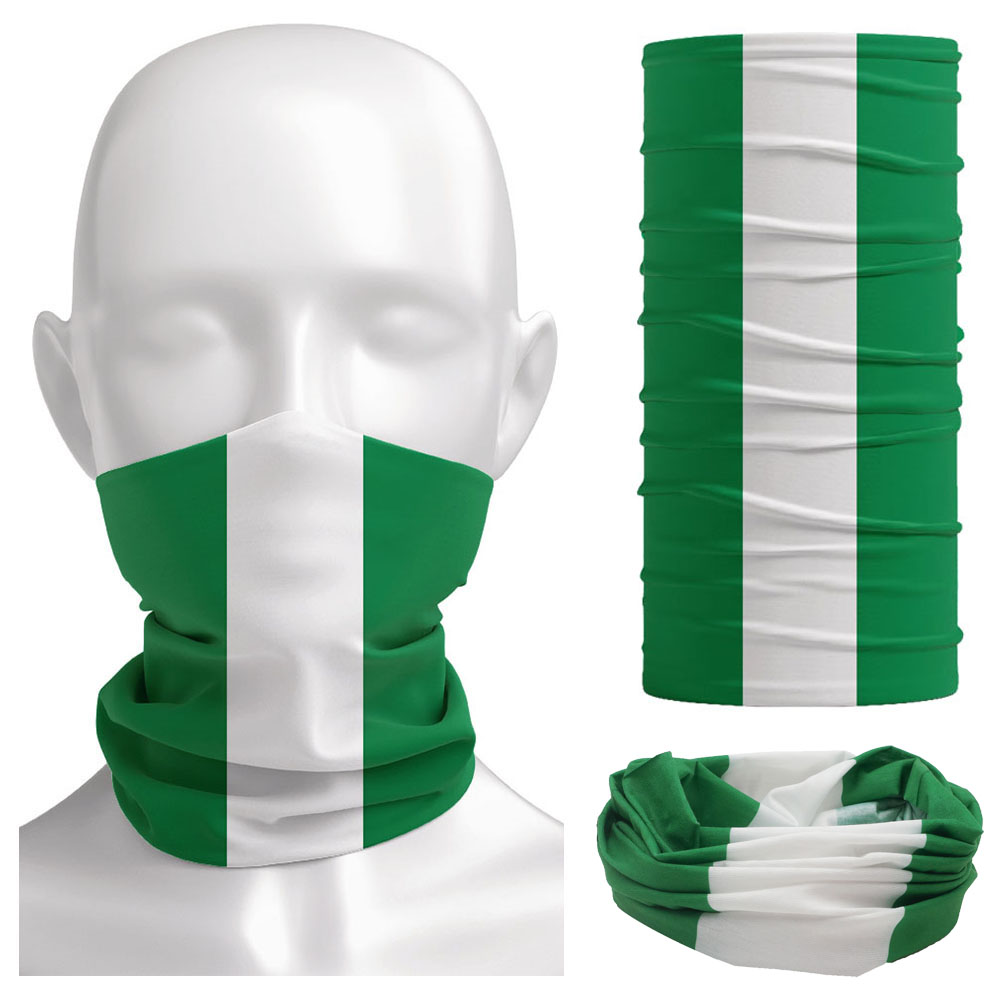 Cycling Gear Usa - Nigeria Vlag Bandana Vrouwen Halsbeenkap Camping