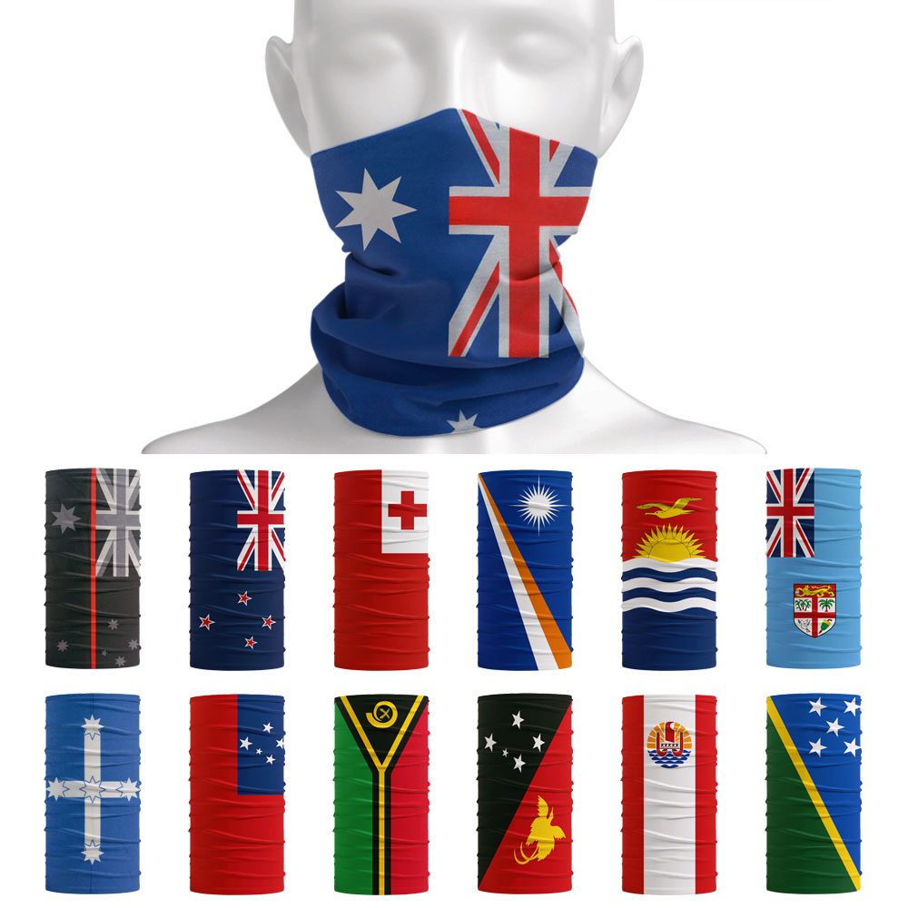 Cycling Gear New Zealand - Australië Nieuw-Zeeland Vlag Patroon Halsbeenkap Oceanië