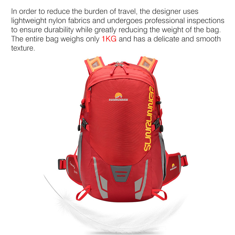 35L wandelrugzak met grote cap - Cycling Gear Organizer recensie en prijs