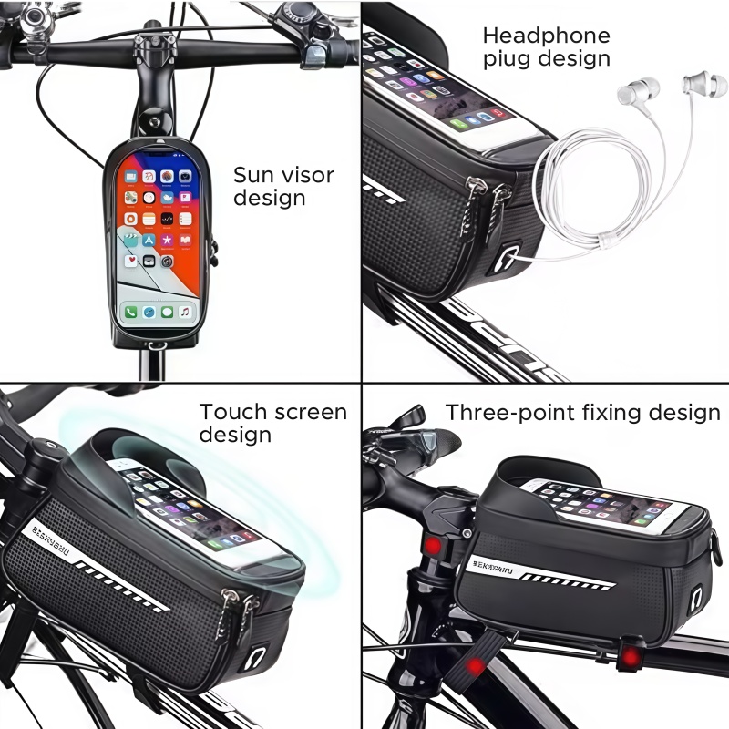 Waterdichte zonneklep met touc - Cycling Gear Organizer recensie en prijs