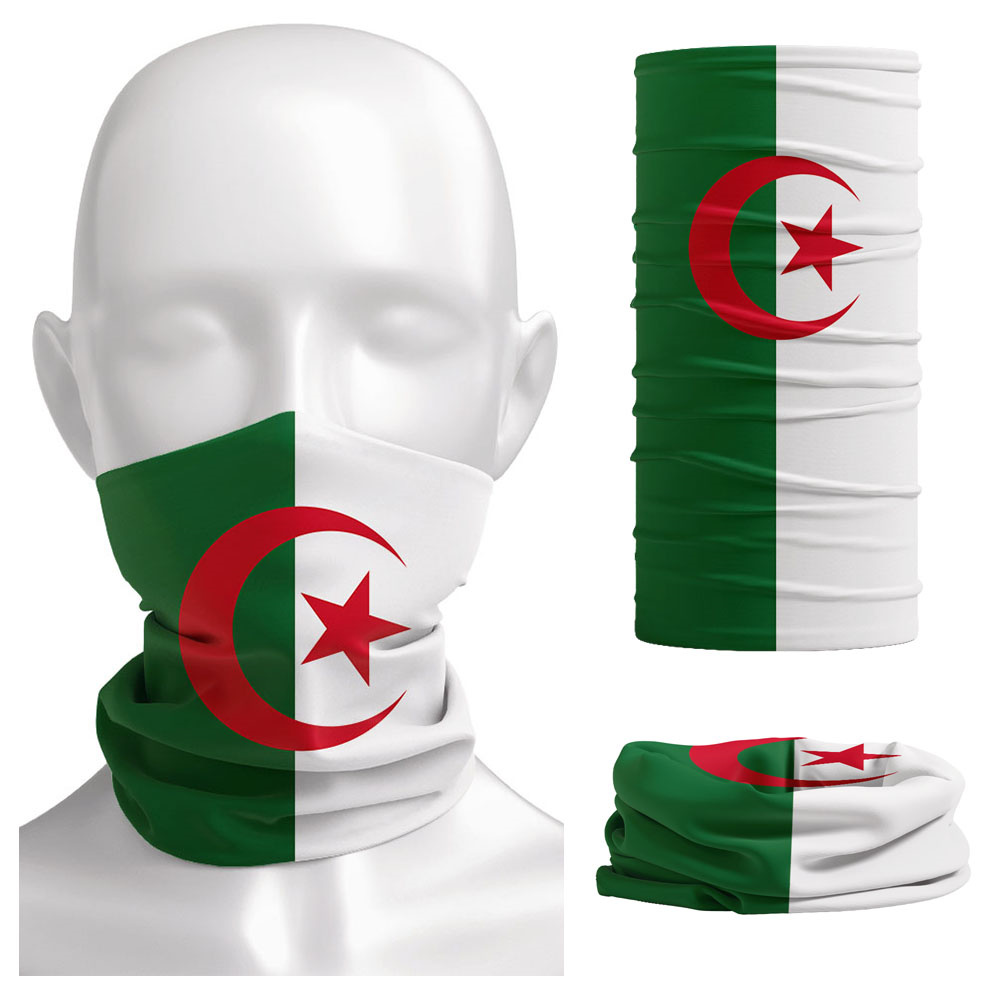 Algeria Vlag Bedrukt Bandana H - Cycling Gear Usa recensie en prijs